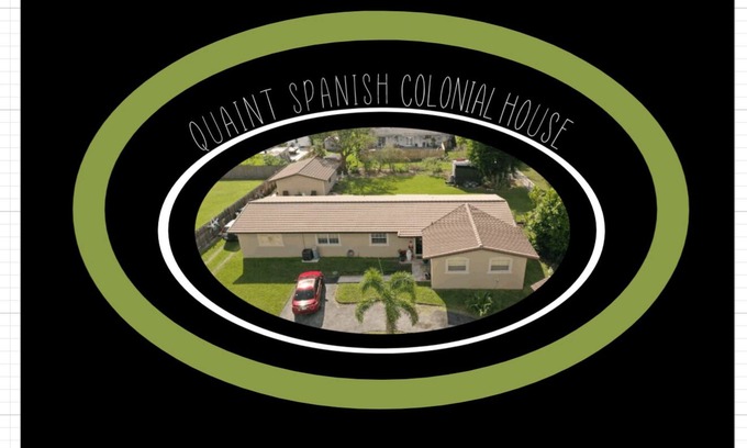 Homestead House | New Listing! Quaint Spanish Colonial House Gateway to the FL Keys & Everglades