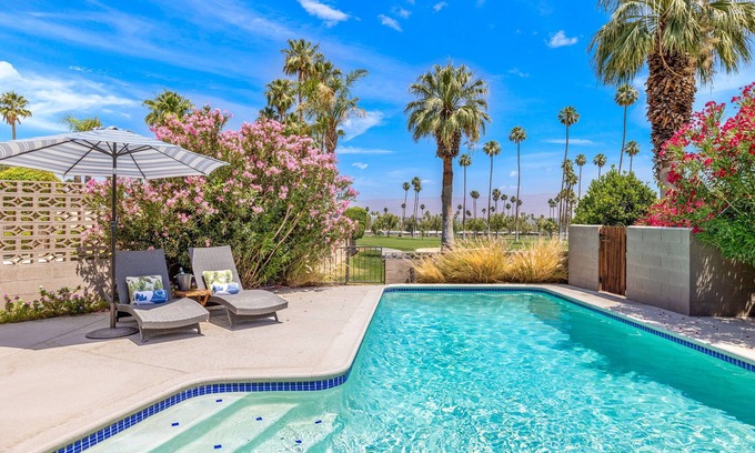 Palm Desert House | New luxury 3bed 3bath El Paseo golf course pool home! Book Oct or Dec now!