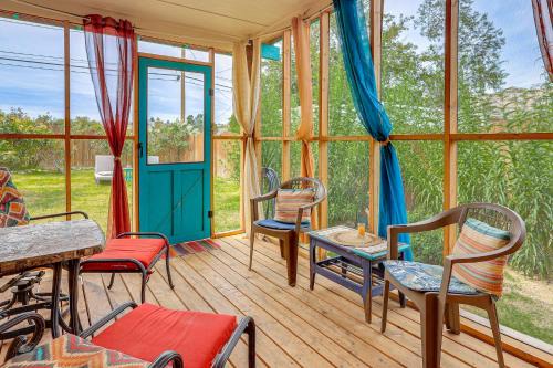 Truth or Consequences House | New Mexico Cottage Hot Springs Fed Tub On-Site