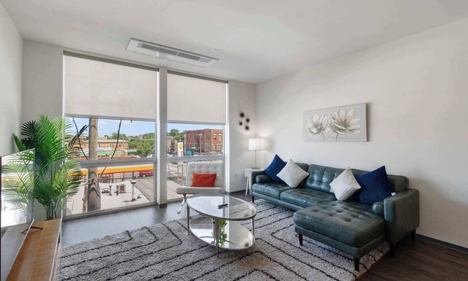 Palmer Square Apartment | New & Modern 1BR: Lux City Escape