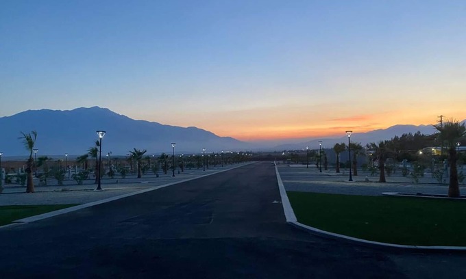 Desert Hot Springs RV Rental | New Modern RV Resort with Mountain Views Site 41