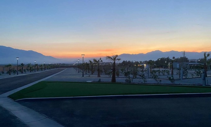 Desert Hot Springs RV Rental | New Modern RV Resort with Mountain Views Site 71