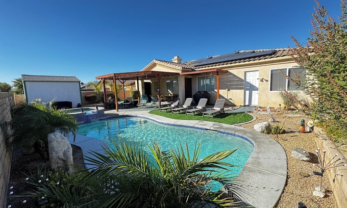 Desert Hot Springs House | New Pool! Desert Hideaway with Hot Tub + Mtn View