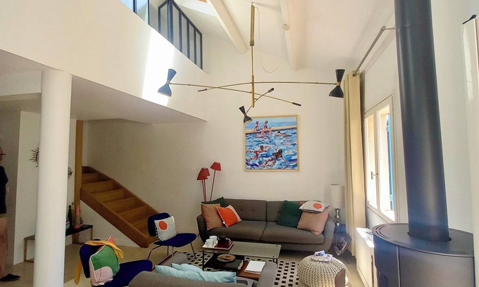 Porquerolles House | NEW PRICE! Porquerolles Village house 130 m2 near Place d'Armes 8 people