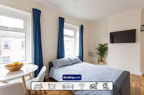 Splott Apartment | New Private Apartment By StirkMartin Stays Short Lets & Serviced Accommodation Cardiff With Free Parking & 7mins from City Centre