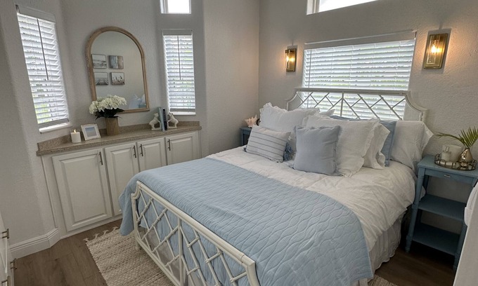 Juno Beach House | New! Recently updated, cozy bungalow across from the Juno Beach Pier.