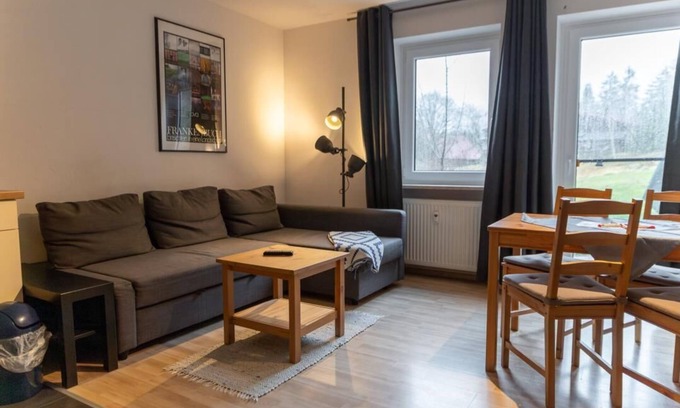 Weissenstadt Apartment | NEW! Reiterhof Finkenmühle apartment Luna with terrace