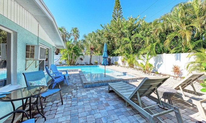 Holmes Beach Villa | New Rental The Haven Unit 1 Heated Pool 1 Bedroom Home by Redawning