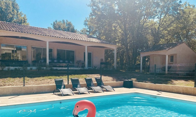 Arcambal House | New swimming pool for summer 2022 * Cahors 5mn: villa 10 people 150 m²