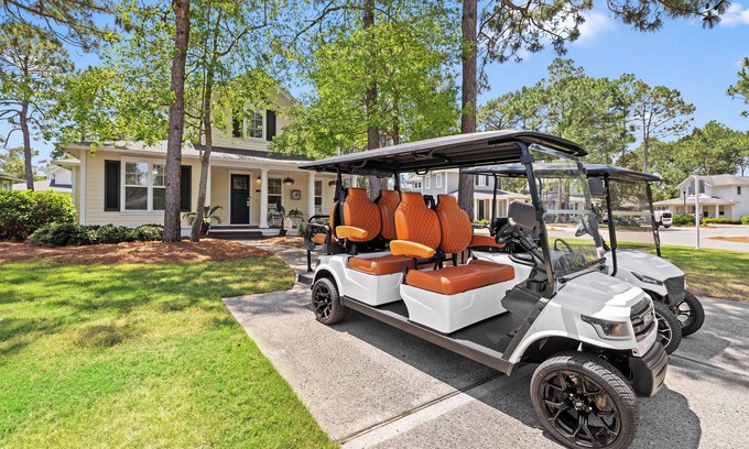 Laurel Grove House | New to VRBO-AMAZING home, Golf Cart +, FREE Activities, HEATED Pool & HotTub