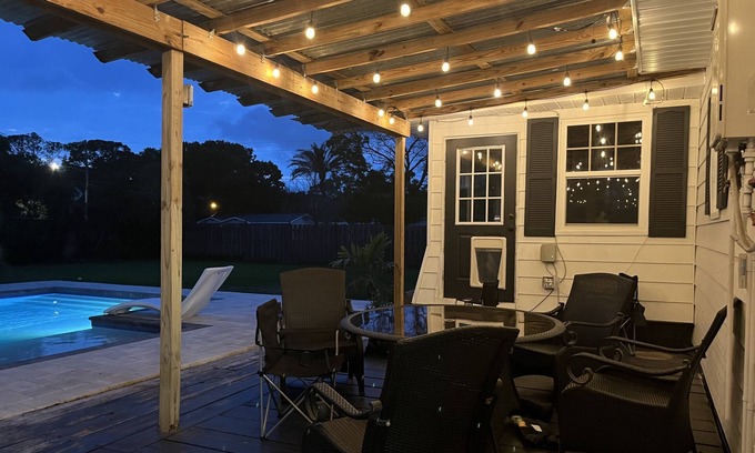 Riviera Bay House | NEW vacation home with private POOL and fenced in backyard near Downtown&Beaches