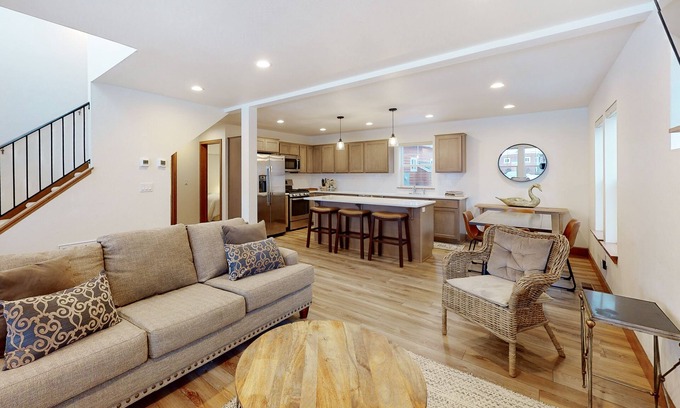 Dover Bay House | Newly built 2-story home with fireplace & great porch - walk to the river