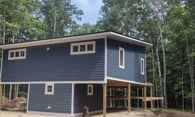 Baileys Harbor House | Newly constructed rental nestled in the woods, 2-bedroom house in Baileys Harbor