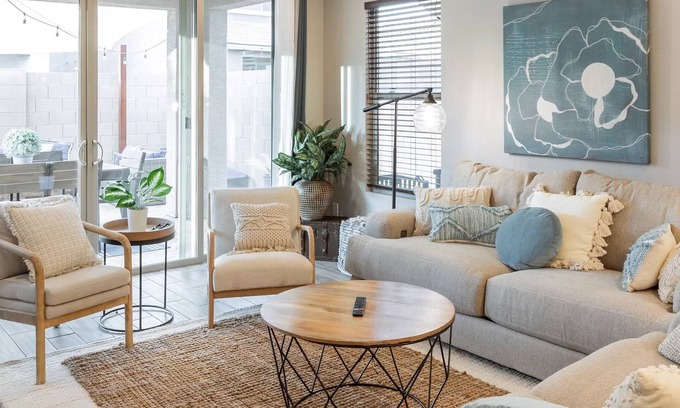 Buckeye House | Newly listed! Beautiful modern Home with hot tub