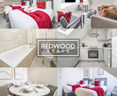 Rushmoor District Apartment | Newly Refurbished Everest Lodge Serviced Apartments for Contractors & Families, FREE WiFi & Netflix by REDWOOD STAYS