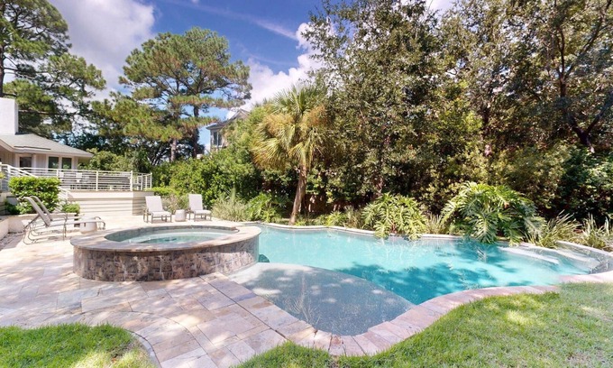 Palmetto Dunes House | Newly remodeled home with private pool and spa