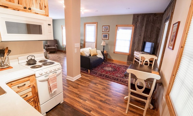 Viroqua Apartment | Newly remodeled, private, sunny downtown apartment; near restaurants & shopping.