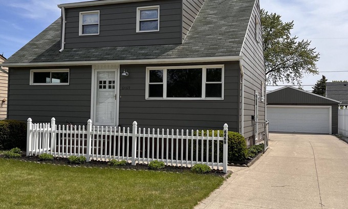 Brook Park House | Newly Remodeled Suburban Cleveland Cape With Game Room!