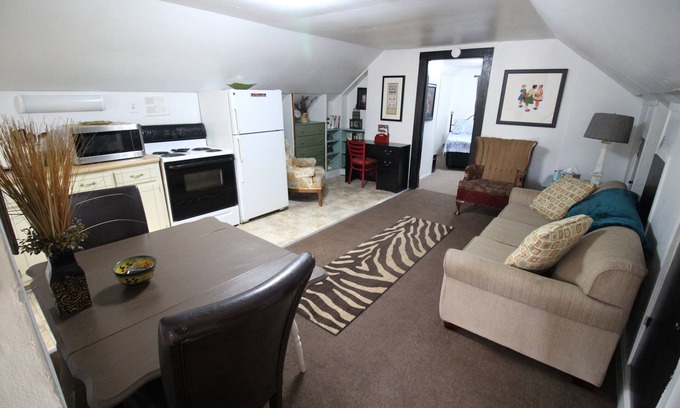 Augusta Apartment | Newly Renovated, Completely Furnished Cozy Attic Apartment