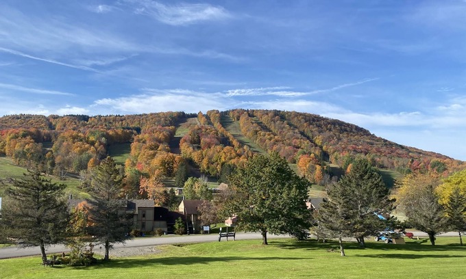 Blodgett Mills Condo | Newly Renovated Family Ski Condo Across the Street from Greek Peak