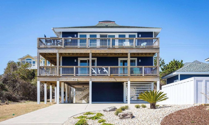 Wild Duck Dunes House | Newly Renovated Semi-Oceanfront Duck Home w/Pool