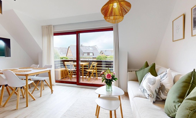 Hornum Apartment | Newly renovated vacation apartment for 4 people in the Green Valley with swimming pool and sauna