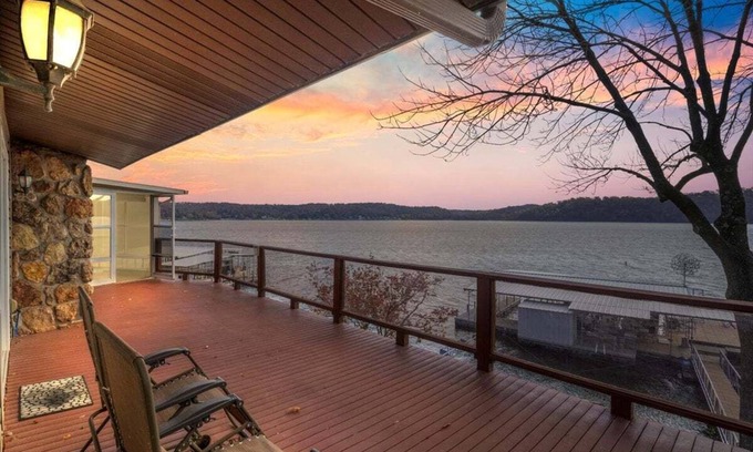 Gravois Mills House | Newly Updated Interior, Sunroom w/Hot Tub, Deck, Deep Water Dock, Boat & PWC Slips