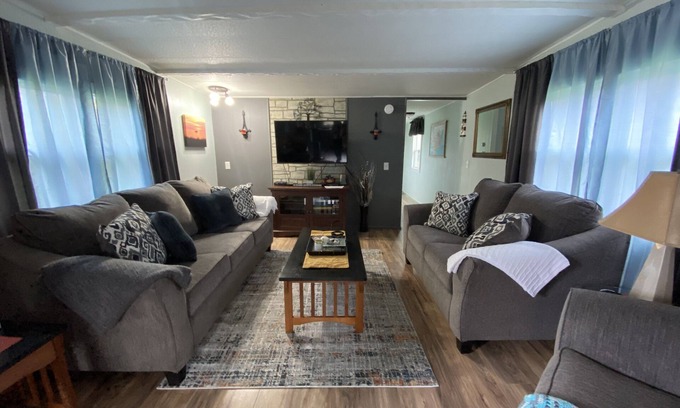 Bessemer House | Next to snowmobile/atv trail 2! Near ski hills, X-C skiing, Lake Superior, falls