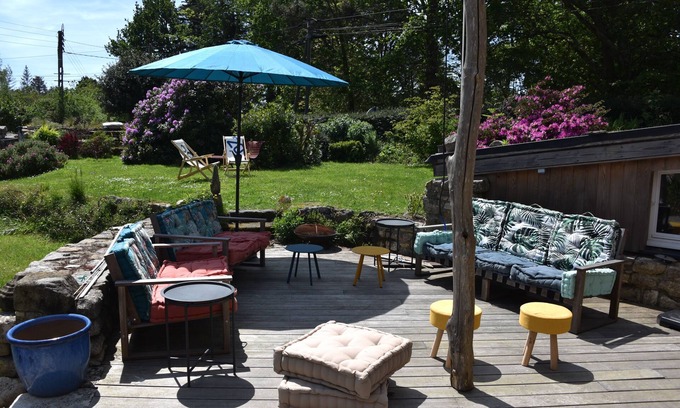 Fouesnant Cottage | Next to the beach, lovely family cottage in a preserved place - 12 pers