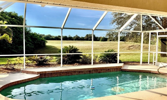 White Marsh Villa | Nice 3 Bed 2 Bath Golf View Villa South Facing Pool