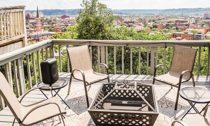 Clifton Heights House | Nice 4 br, 3 ba home with deck views of downtown