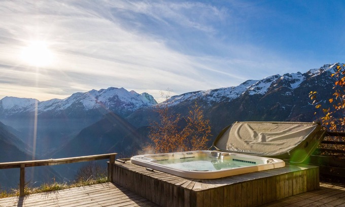 Villard-Reculas Apartment | Nice and spacious apartment in a spa-pool -sauna- sublime view