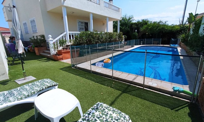 Vinaros Villa | NICE HOUSE WITH POOL 12 PERS. 750 M. BEACH
