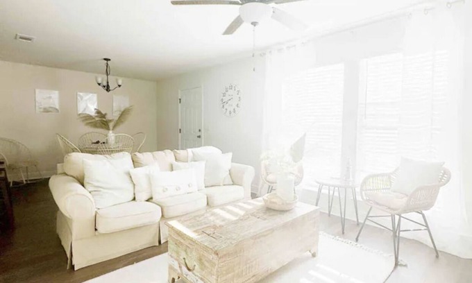 Milton House | No cleaning fee! Coastal Boho Townhouse central to beach-river-Whiting Field!
