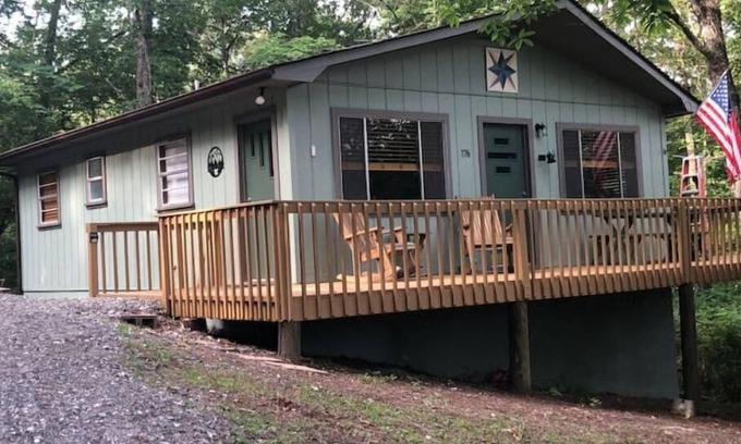 Robbinsville Cabin | No steps and dogs welcomed!