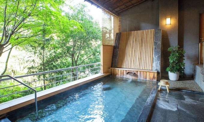 Gero Onsen House | Nonsmoking room Twin bedroom View of the cit /Gero Gifu