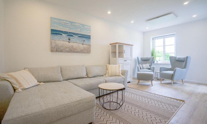 Suederhafen Apartment | Nordstrander Küstenlodge - Sonnenterrasse