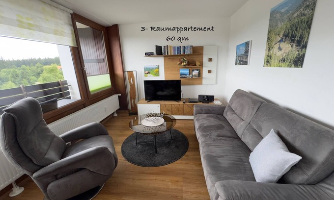 Kniebis Apartment | North Black Forest 3-room apartment Dieter Hoffmann, Freudenstadt-Kniebis 60 sqm