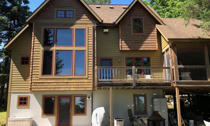 Winter House | Northwoods Tranquility awaits on Blaisdell Lake