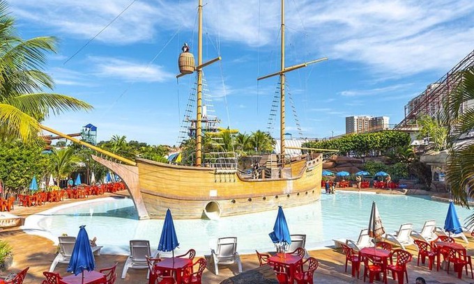 Caldas Novas Apartment | Novo hotel Diroma 2024 - Spazzio Diroma - com Acqua Park todos os dias