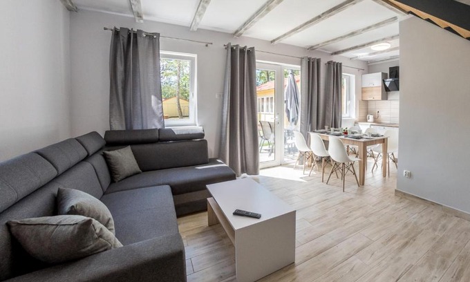 Leba Cabin | Nowe komfortowe domki Albatros