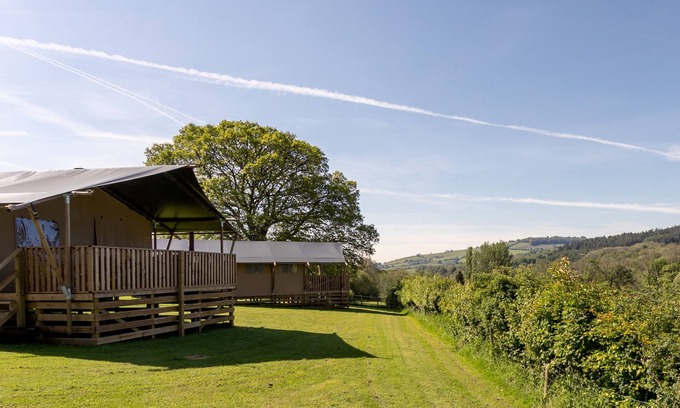 Tiverton Cabin | Oak Safari Tent, the perfect family and dog friendly glamping site, Devon