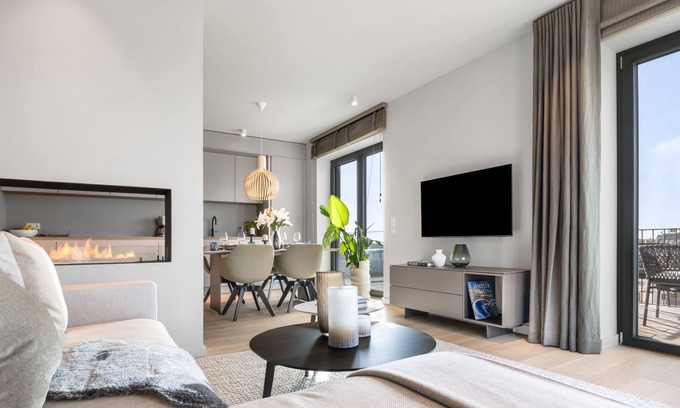 List Apartment | Ocean Breeze Suite - Sea View, Wellness, Ethanol Fireplace, Infrared Cabin