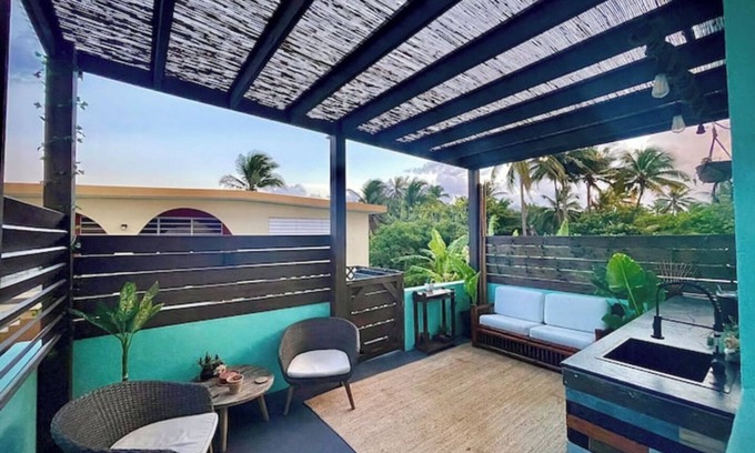 Palmas Altas Apartment | Ocean Front Apt #1 with WiFi, Air Conditioning, Smart TV - Steps from the Beach