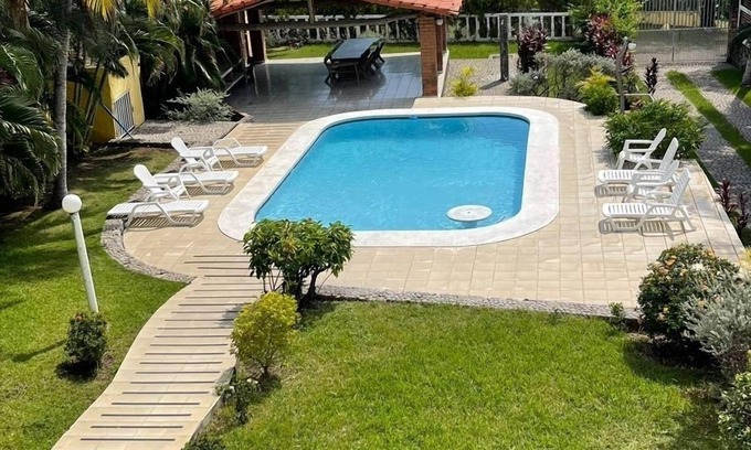 Tamanique House | Ocean front beach estate/Surfer Paradise Romantic Owner Suite