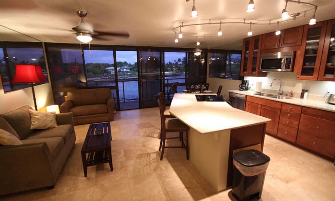 Poipu Condo | Ocean Front Condo with AC, Watch Sea Turtles from Our Lanai
