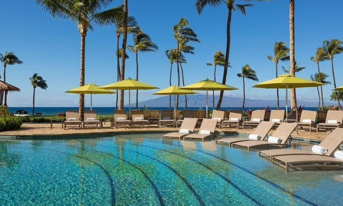 Kaanapali Resort | Ocean front, high floor 2 BR unit at Hyatt Residence Club Ka'anapali Beach