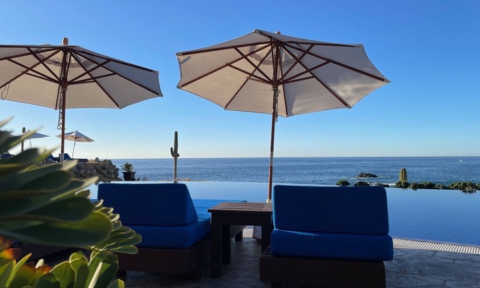 Downtown Cabo San Lucas Resort | Ocean Front! Presidential Two-Bedroom, three-bathroom Suite with full kitchen