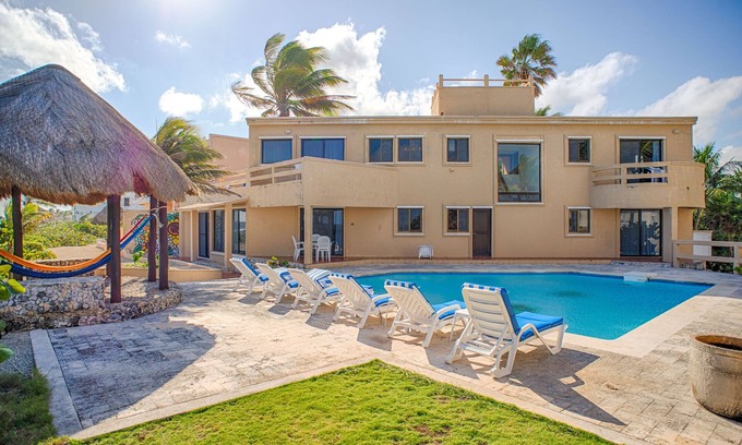 Akumal Villa | Ocean front villa, beautiful Caribbean views, pool and Wifi!