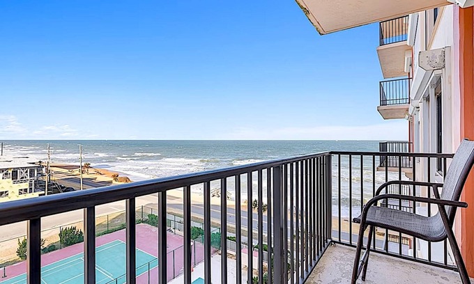 Flagler Beach Condo | Ocean View Condo | Flagler Beach | Enjoy the Pool, Fitness Center, Tennis & Shuffleboard Court